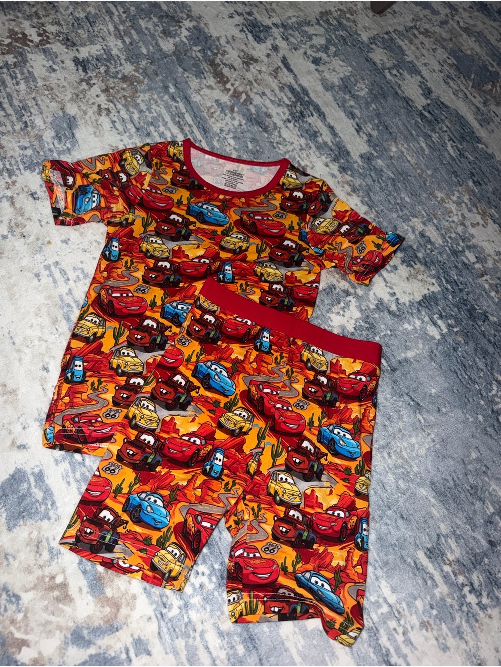Kids Cars Bamboo Pajamas - NEW - 2T